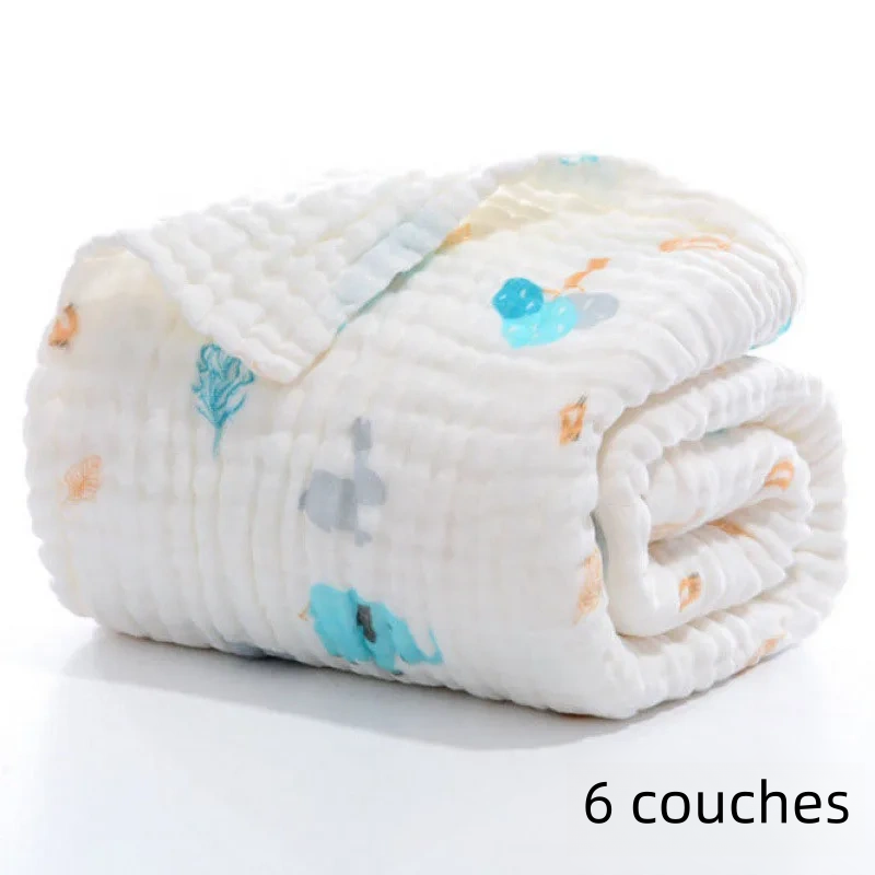 100% Cotton Baby Bath Towel, Newborn Blanket