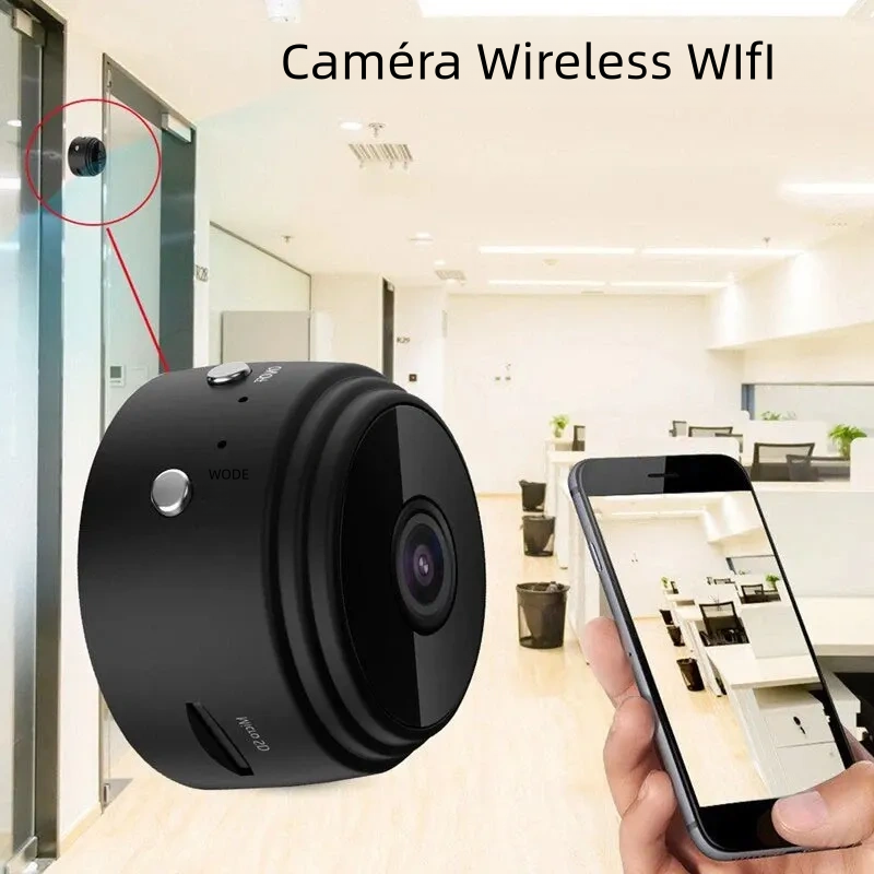 Caméra mini A9 WiFi sans fil, enregistreur vidéo, surveillance intelligente pour maison et bébés