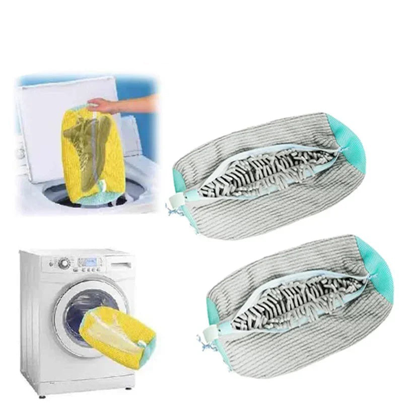 Sac de lavage réutilisable adapté à tous les types de chaussures
