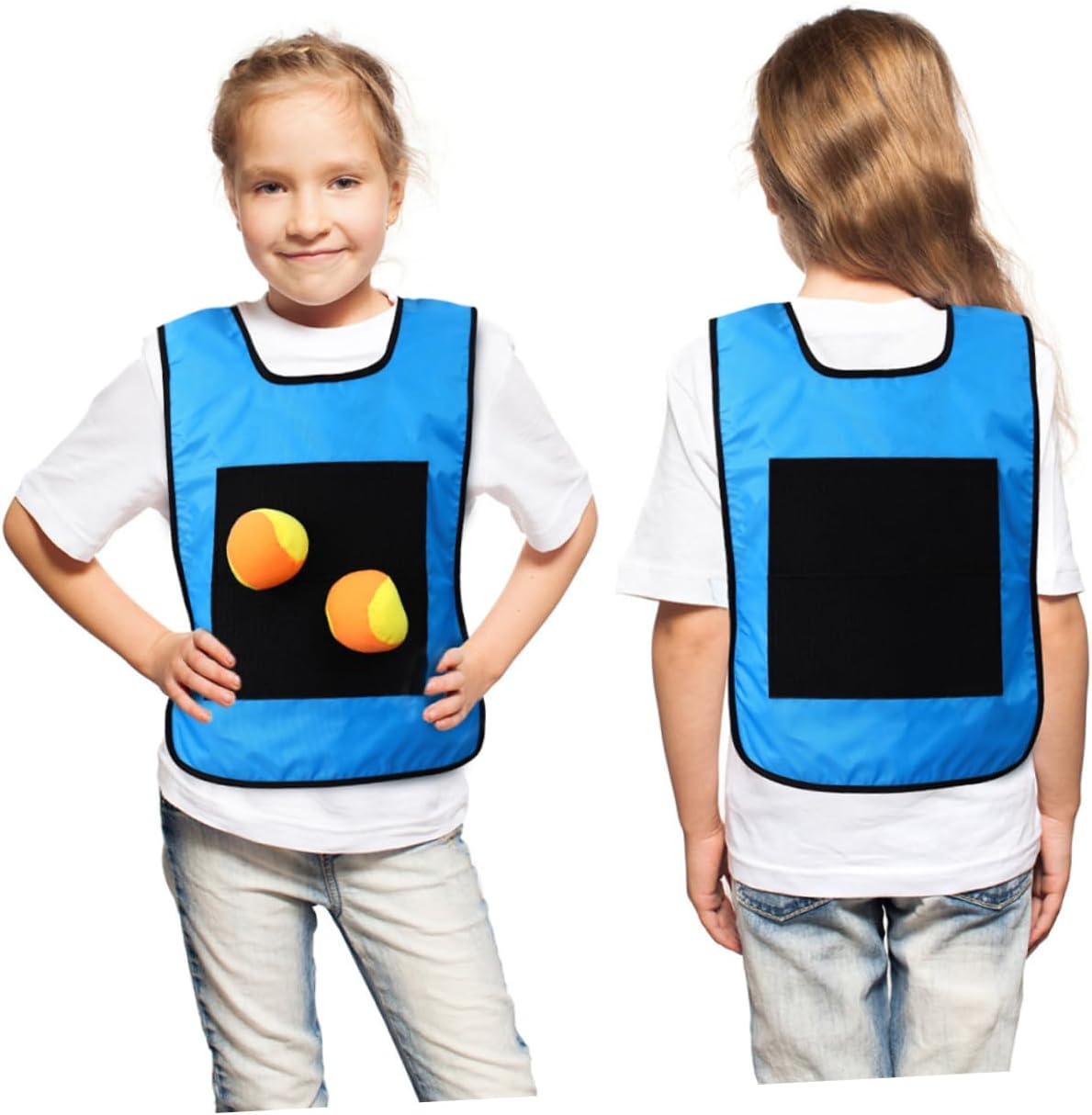 Gilet de Jeu avec Balles Adhésives – Jouet Sportif pour Enfants