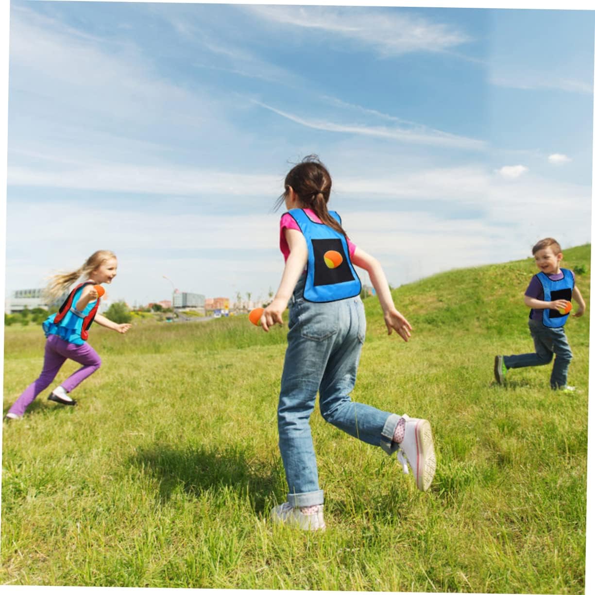 Gilet de Jeu avec Balles Adhésives – Jouet Sportif pour Enfants
