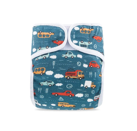 Couches réutilisable tissu en coton crochet et boucle ajustable imperméable