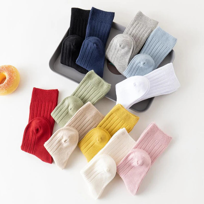 Chaussettes Unisexe en coton pour garçons et filles
