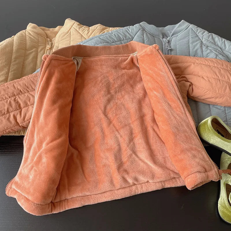 Veste unisex bébé enfants manteau chaud en coton