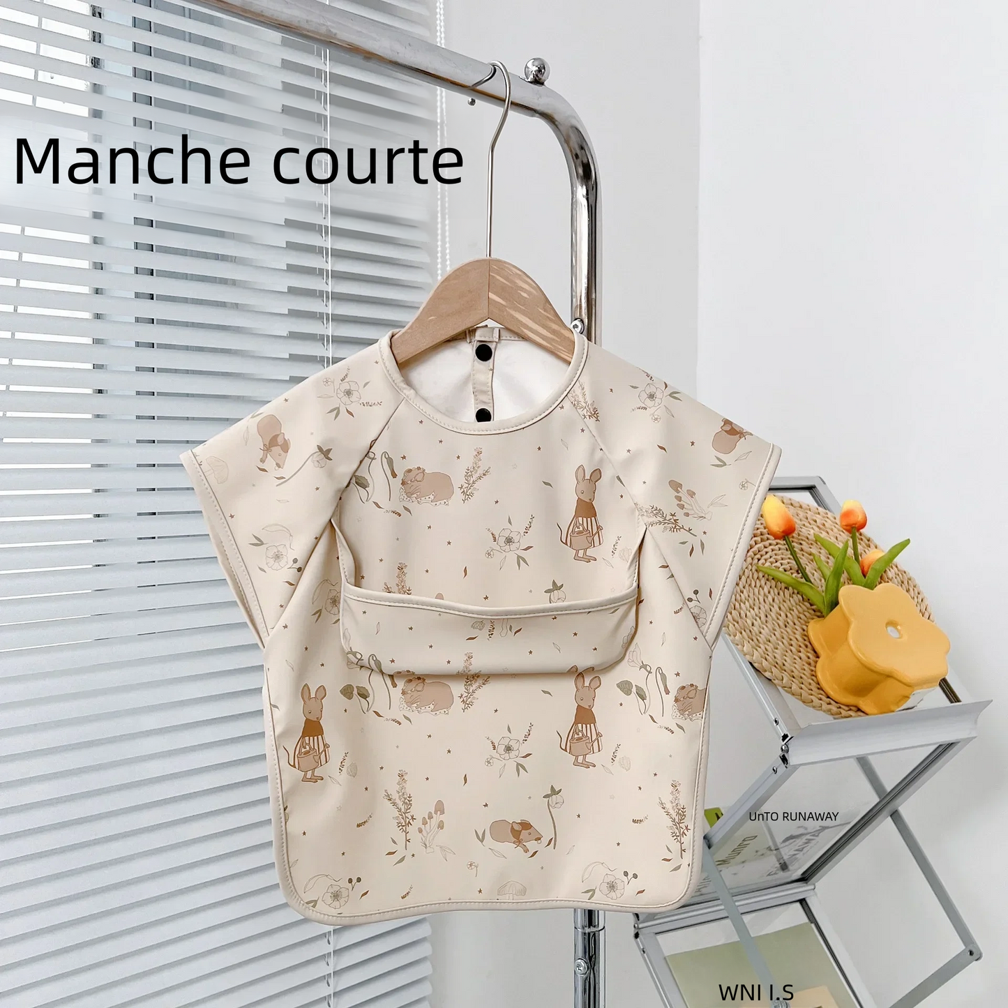 Soft, waterproof baby bib