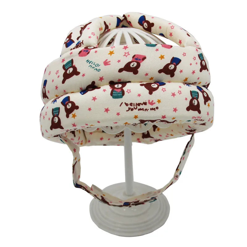 Casque de sécurité en coton pour bébés et enfants, pour marcher et ramper