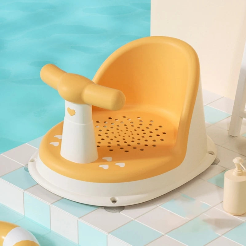 Support de bain pour bébé Poignée détachable Chaise de baignoire pour 6-18 mois
