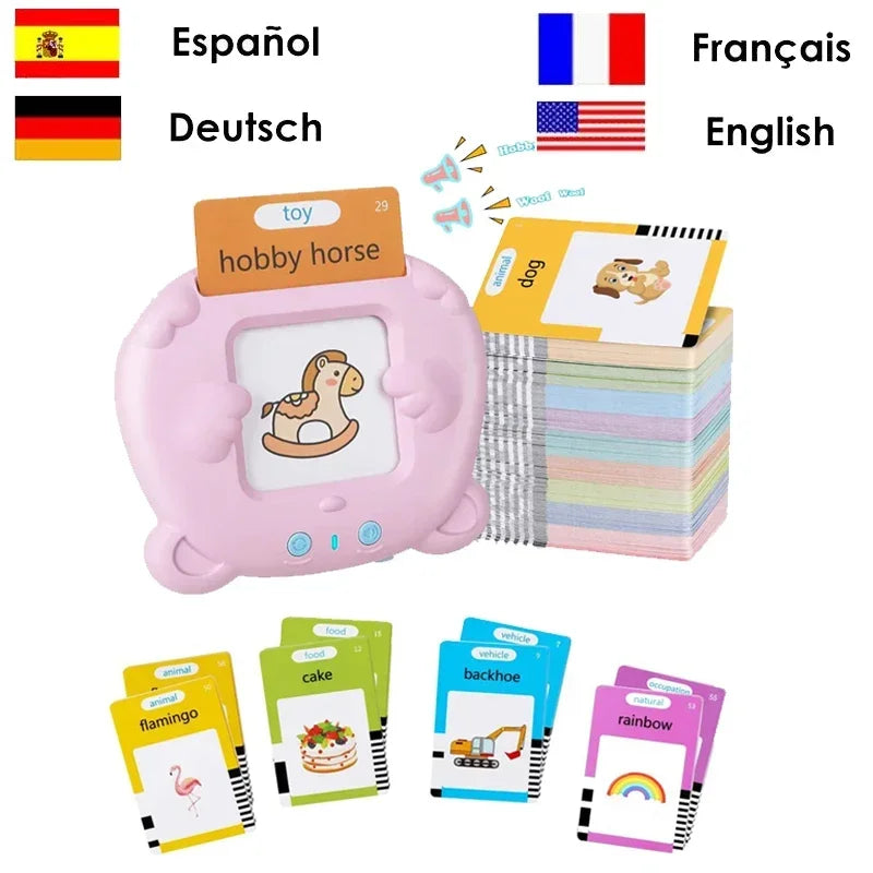 Cartes d'apprentissage parlantes, Jouets éducatifs en 4 langues