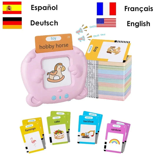 Cartes d'apprentissage parlantes, Jouets éducatifs en 4 langues