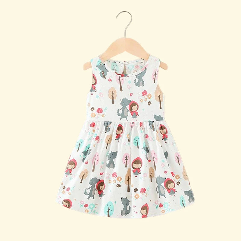 Robe pour fille en 100 % coton