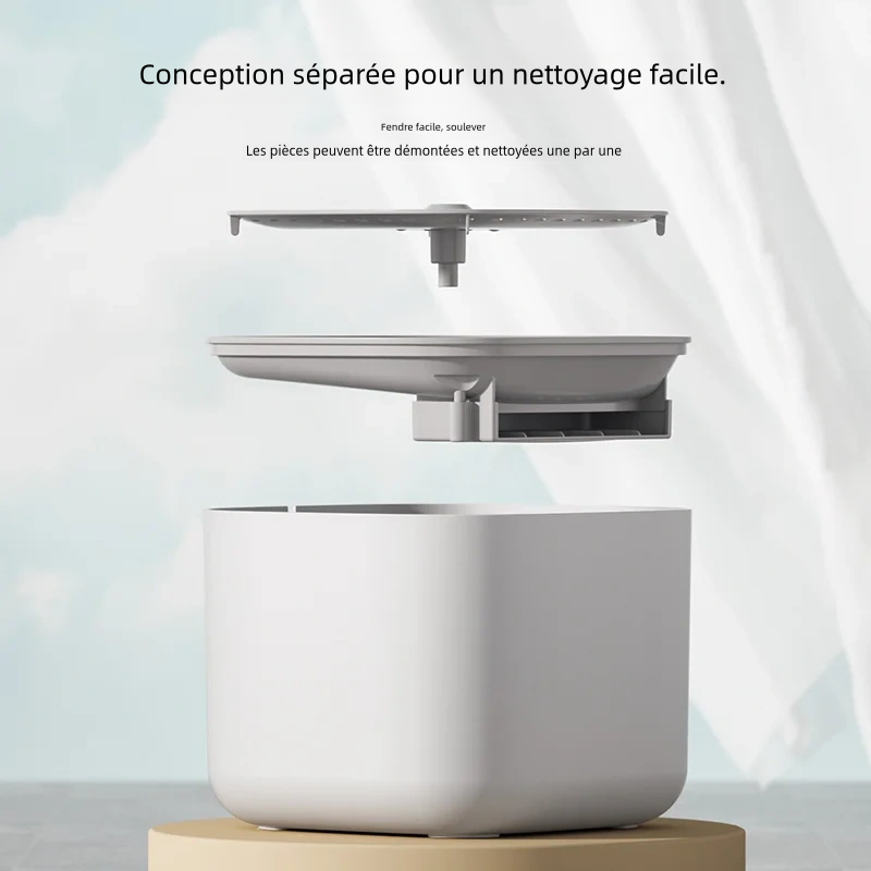 Fontaine à eau pour chat de 3 litres avec filtre à recyclage automatique