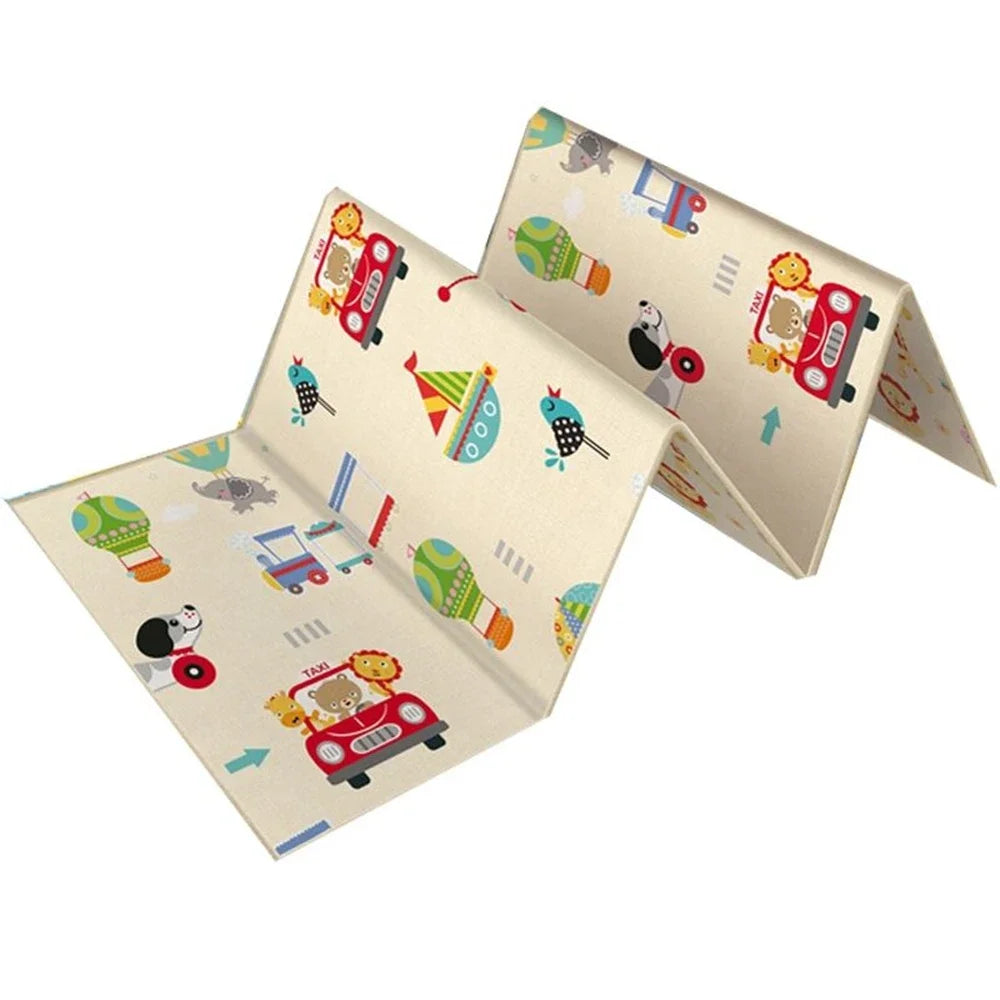 Tapis de jeu pour bébé pliable non toxique en mousse