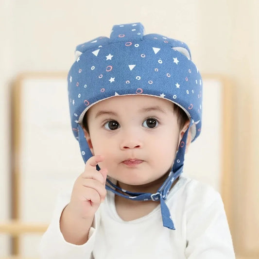 Casque de sécurité en coton pour bébés et enfants, pour marcher et ramper