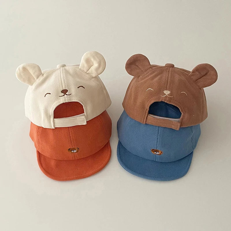 Mignon chapeau brodé réglable, chapeaux de soleil pour enfants