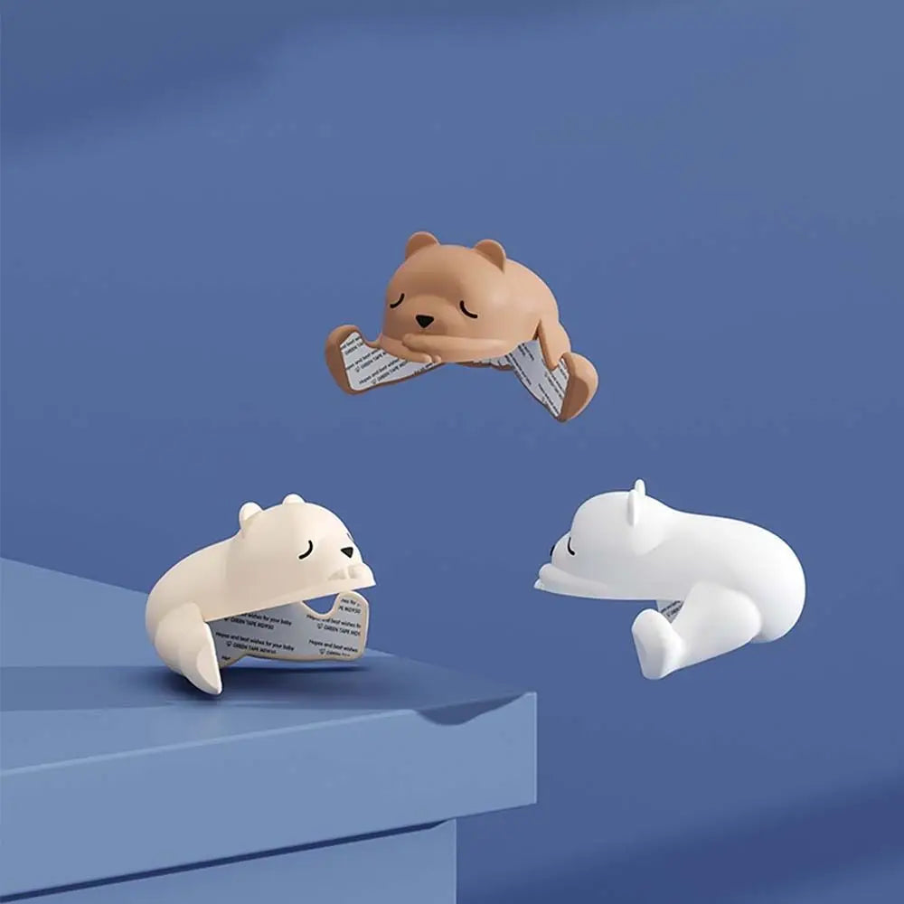 Protecteur de bord en silicone, ours de dessin animé doux, protecteur de Table, housse de Protection auto-adhésive, Protection de sécurité pour bébé