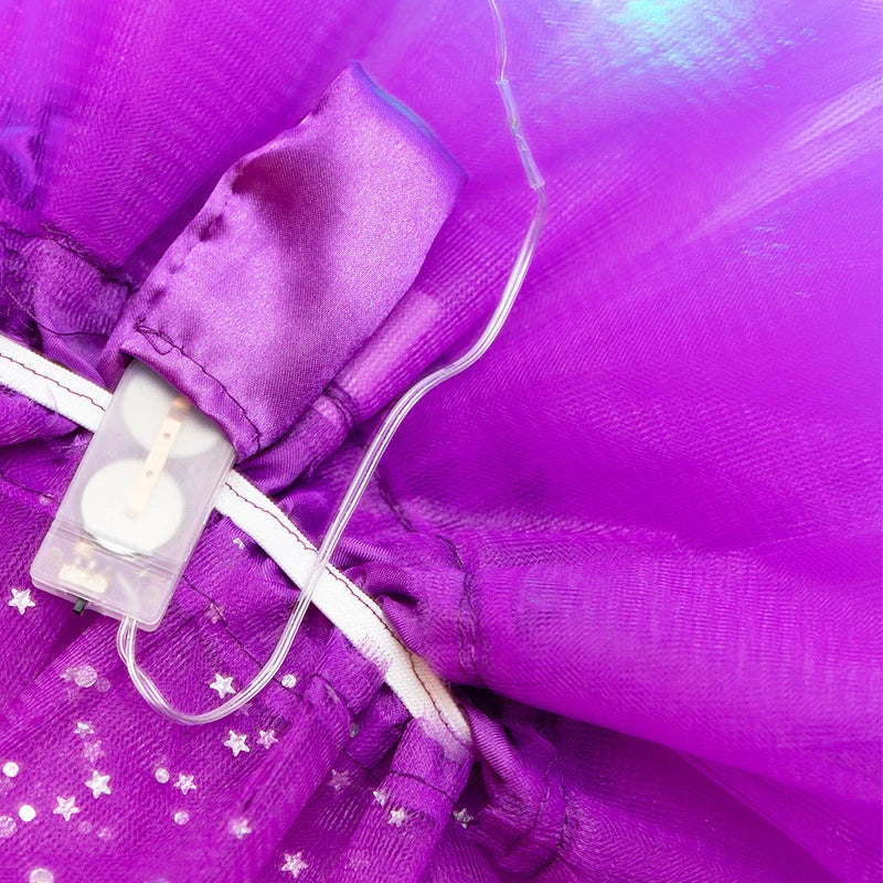 Jupes Tutu pour filles avec lumières LED néon les fées