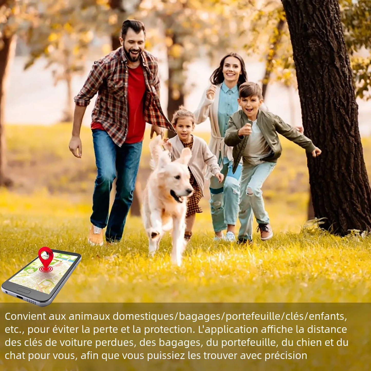 Traqueur GPS pour animaux de compagnie ou autres , localisateur intelligent