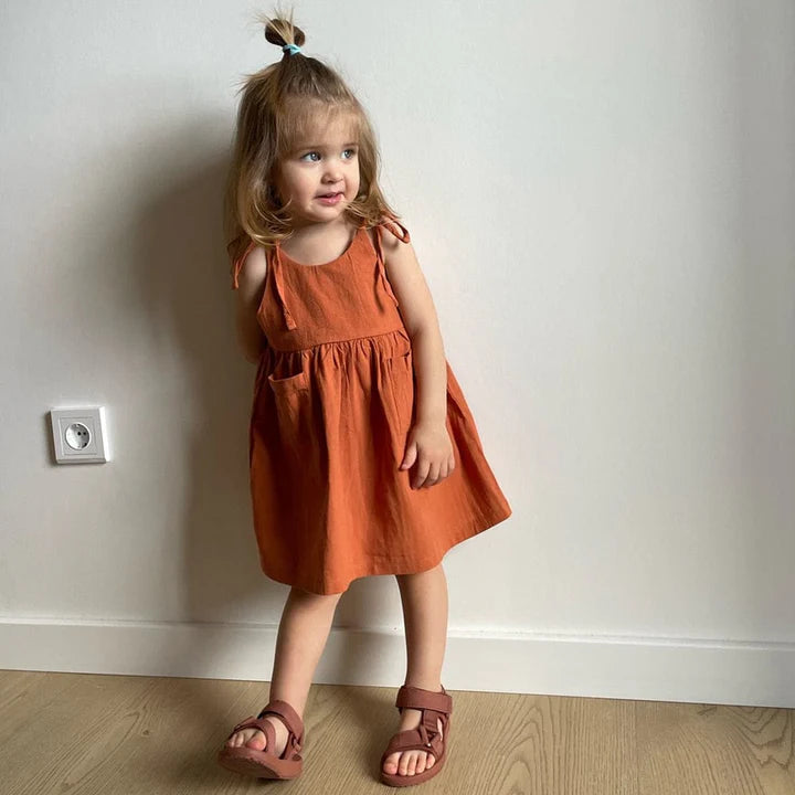 Robe en 100% Coton pour fille