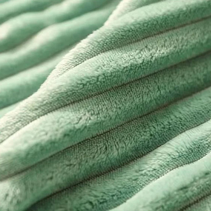 Matelas de sommeil pour animaux en peluche épaisse en coton côtelé