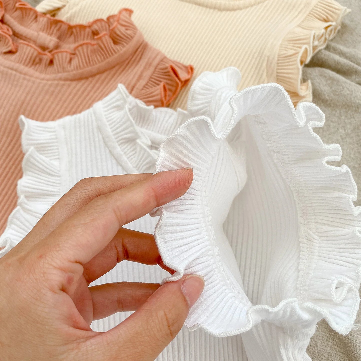 Ensemble de vêtements d'été en coton pour fille