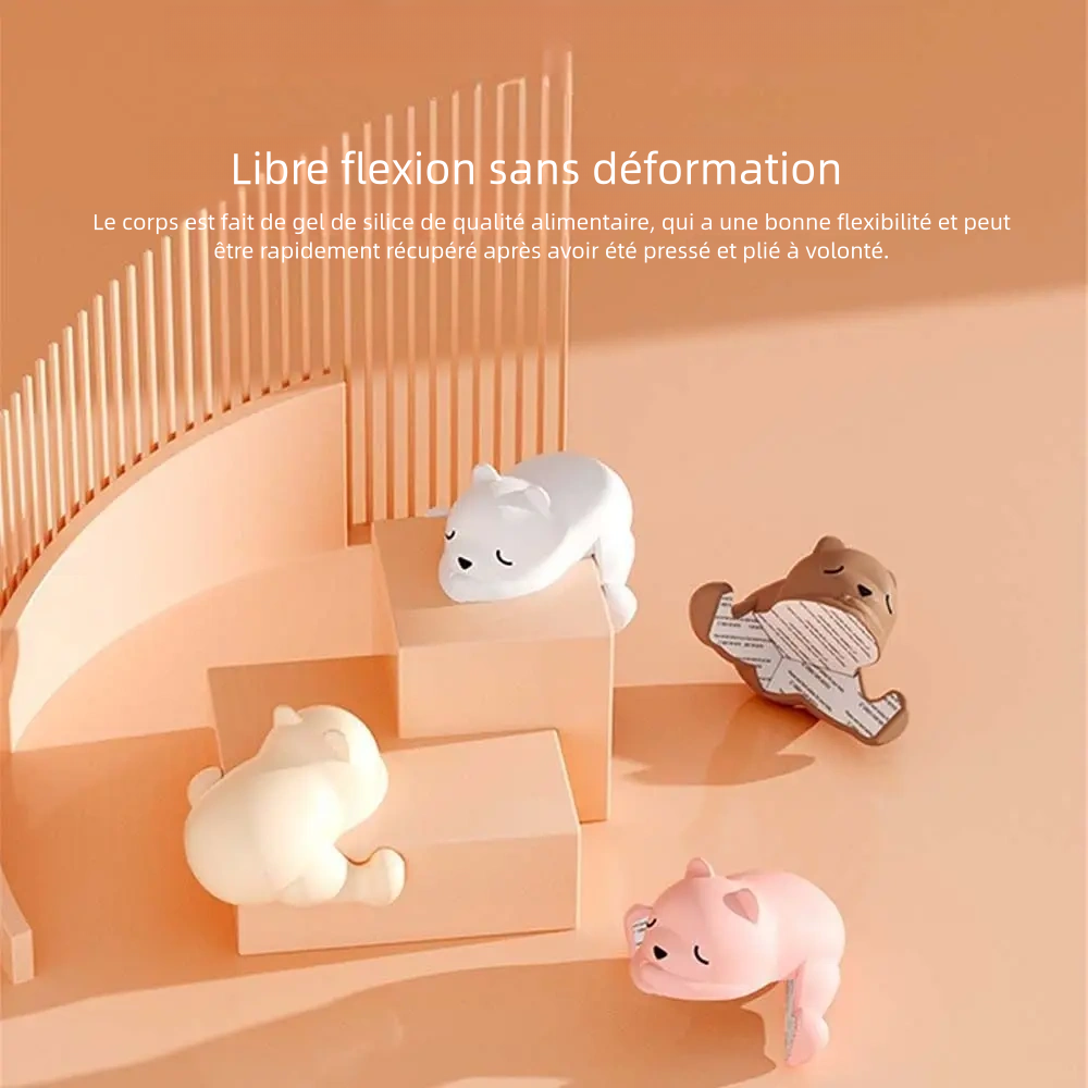 Protecteur de bord en silicone, ours de dessin animé doux, protecteur de Table, housse de Protection auto-adhésive, Protection de sécurité pour bébé