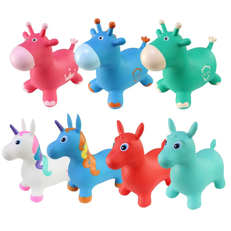 Cheval gonflable sauteur pour enfants