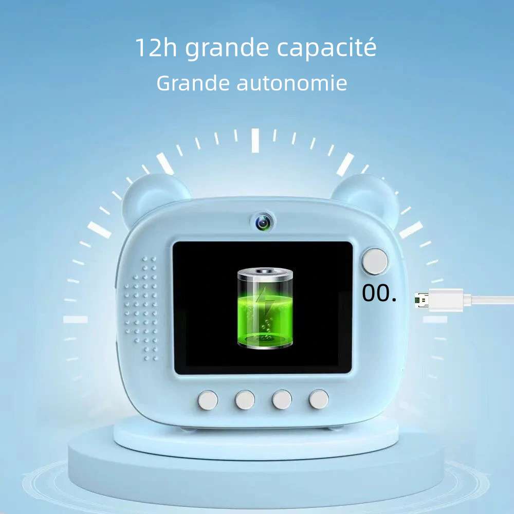 Appareil photo numérique pour enfants avec impression instantanée