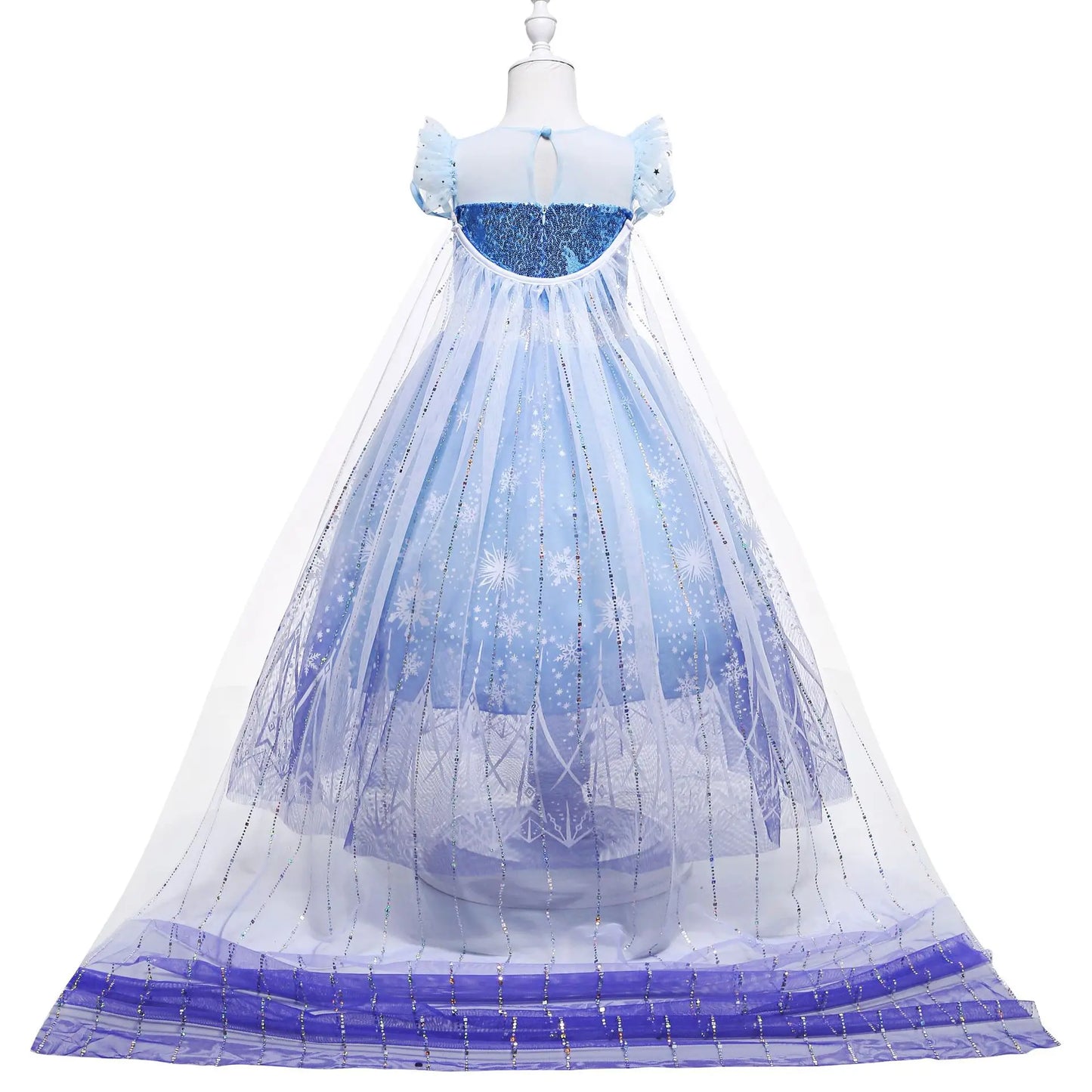 Robe lumineuse de la princesse Elsa gelée pour filles