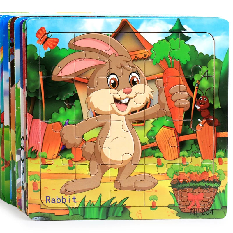 Jeu de puzzles éducatifs pour enfants pour l'apprentissage