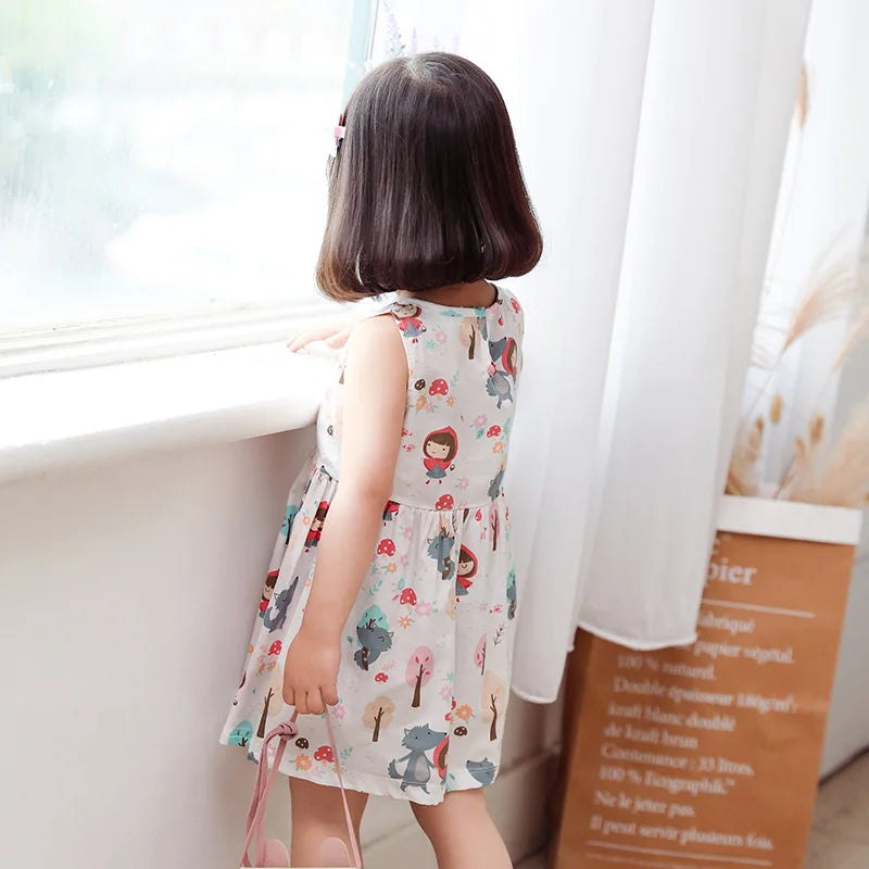 Robe pour fille en 100 % coton
