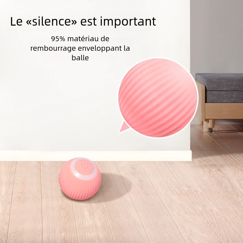 Jouets pour chat intelligents roulants interactifs