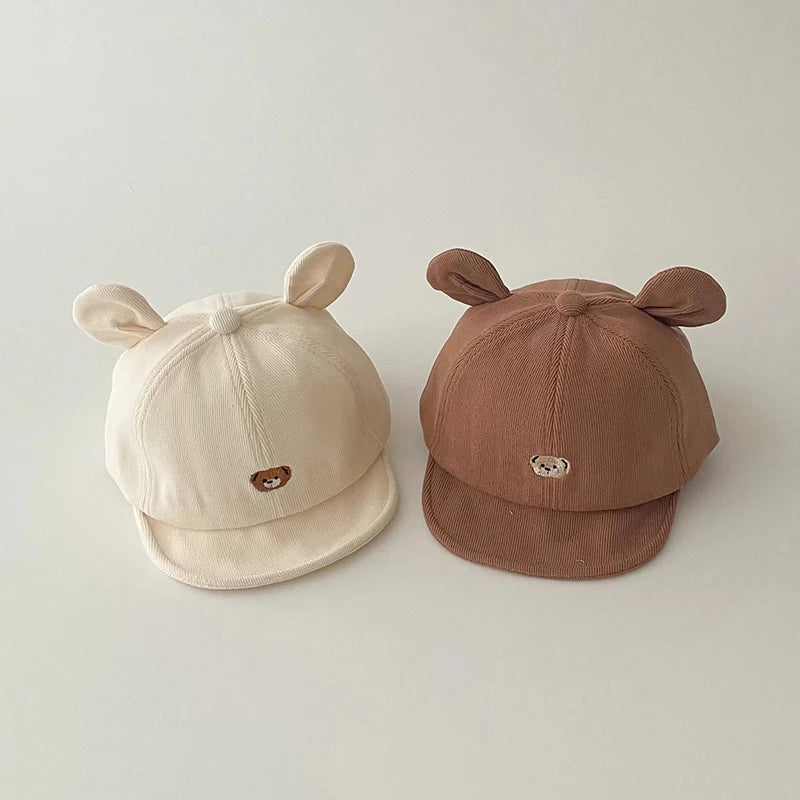 Mignon chapeau brodé réglable, chapeaux de soleil pour enfants