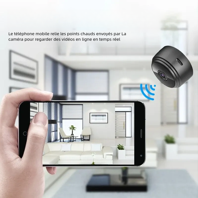 Caméra mini A9 WiFi sans fil, enregistreur vidéo, surveillance intelligente pour maison et bébés