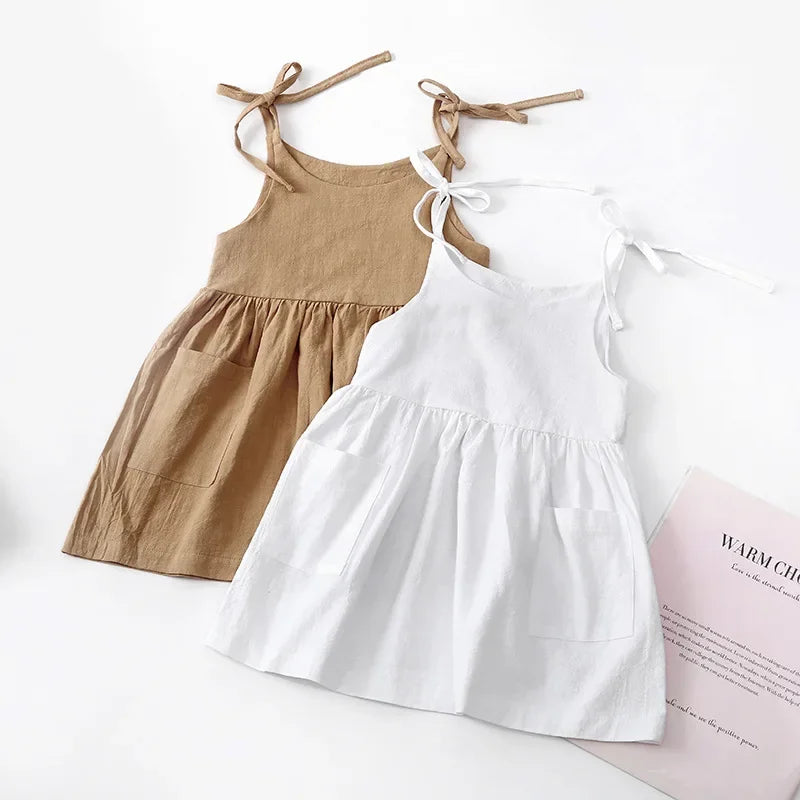 Robe en 100% Coton pour fille