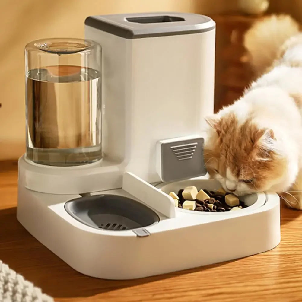 Distributeur automatique 2-en-1 pour animaux de compagnie