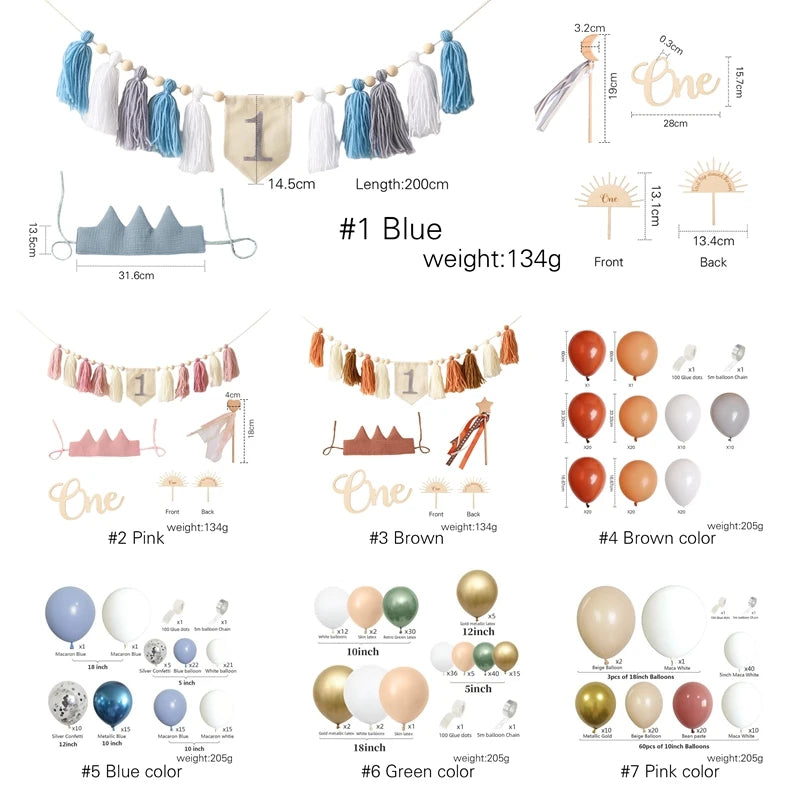 Notre ensemble de décoration de fête artisanale