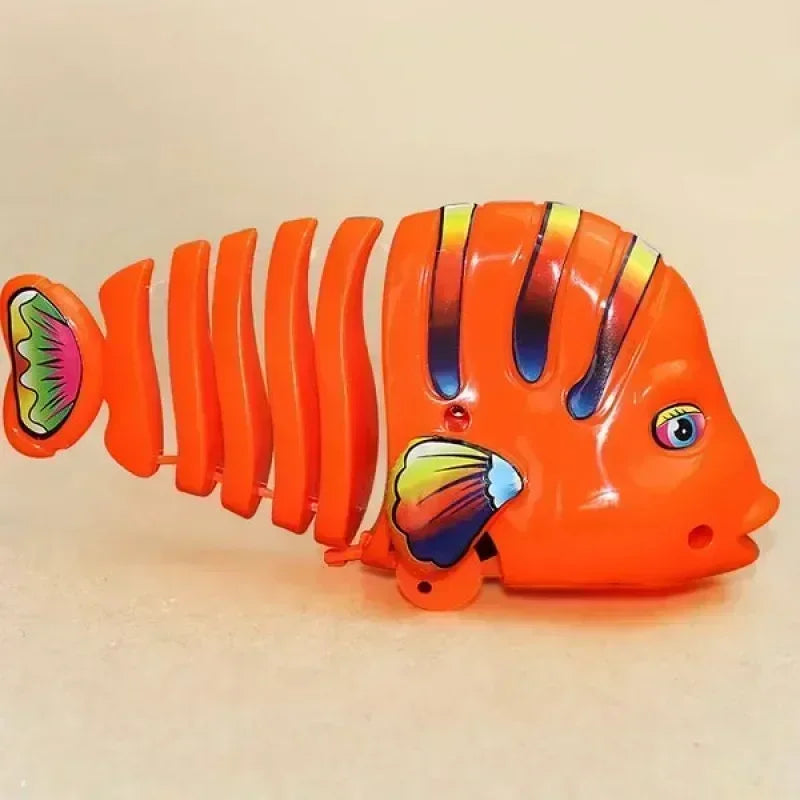 Jouets poissons en plastique en mouvement