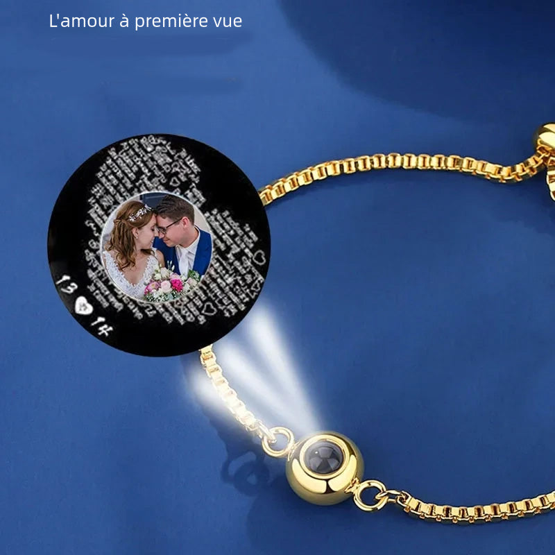 Innovative customizable projection bracelet