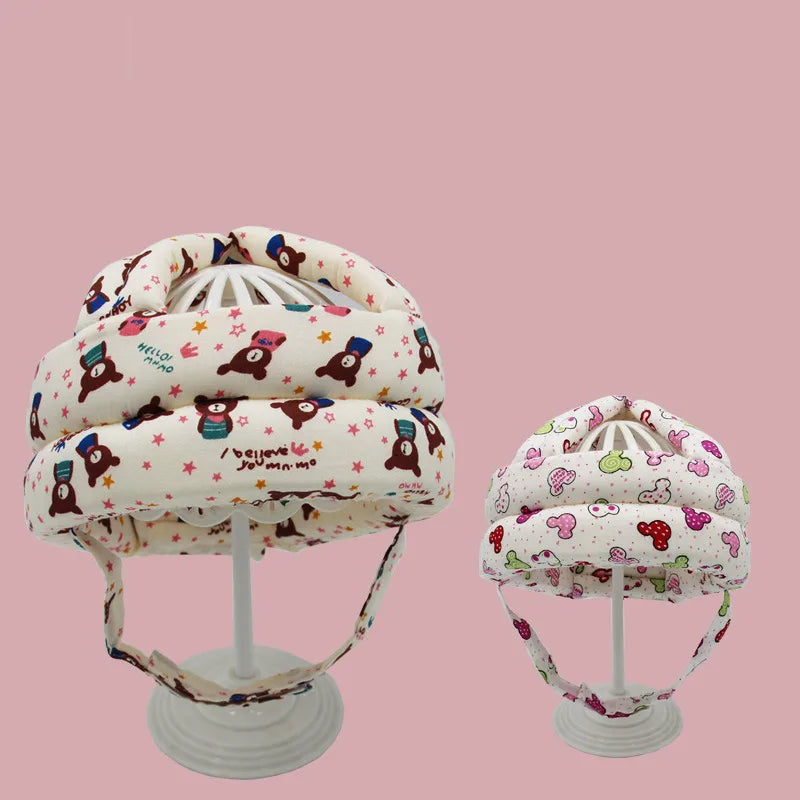 Casque de sécurité en coton pour bébés et enfants, pour marcher et ramper