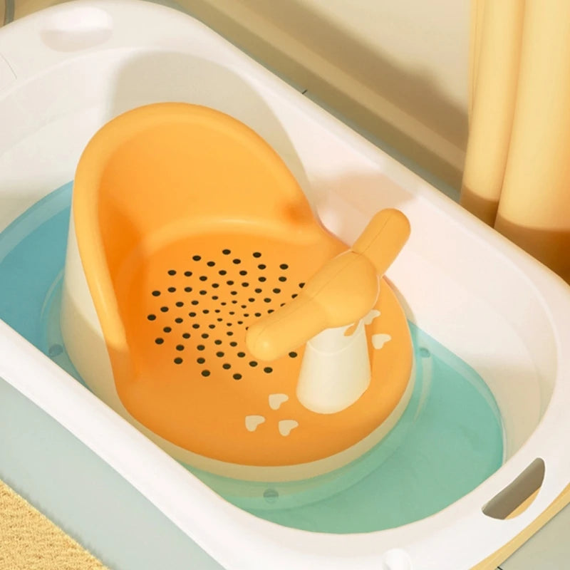 Support de bain pour bébé Poignée détachable Chaise de baignoire pour 6-18 mois