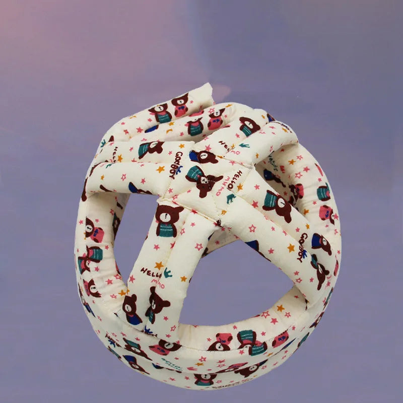 Casque de sécurité en coton pour bébés et enfants, pour marcher et ramper