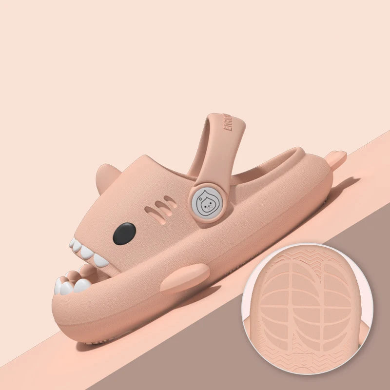 Sandales unisex souple et Antidérapant en Cartoon Requin