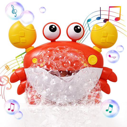 Machine à Bulles de Bain Crabe pour faire des bulles dans la baignoire et jouer 12 chansons
