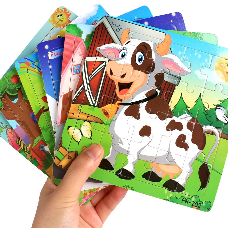 Jeu de puzzles éducatifs pour enfants pour l'apprentissage