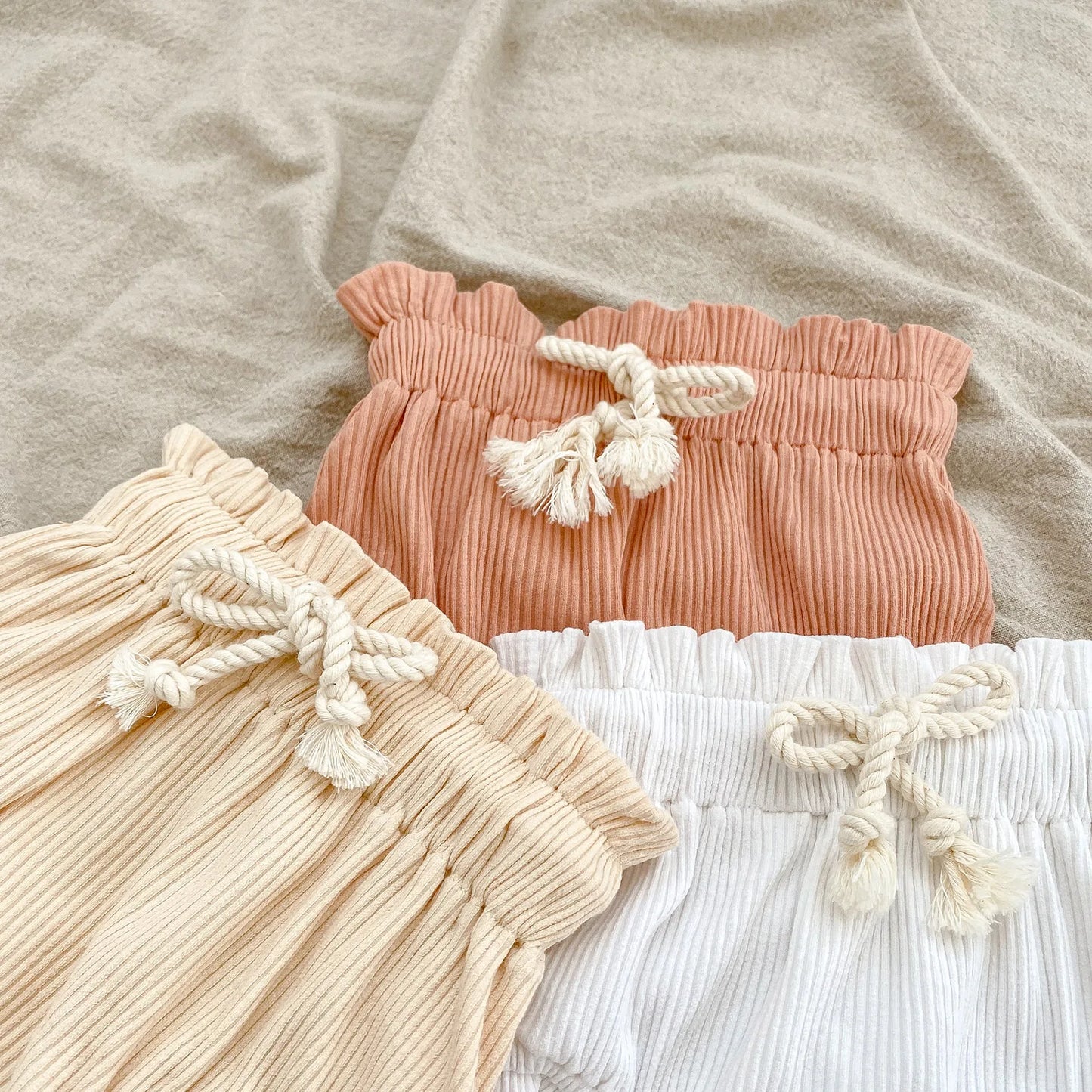 Ensemble de vêtements d'été en coton pour fille