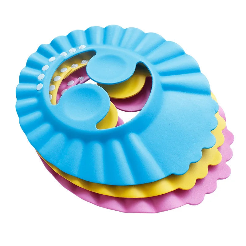 Protection des yeux et oreilles lors du lavage des cheveux.