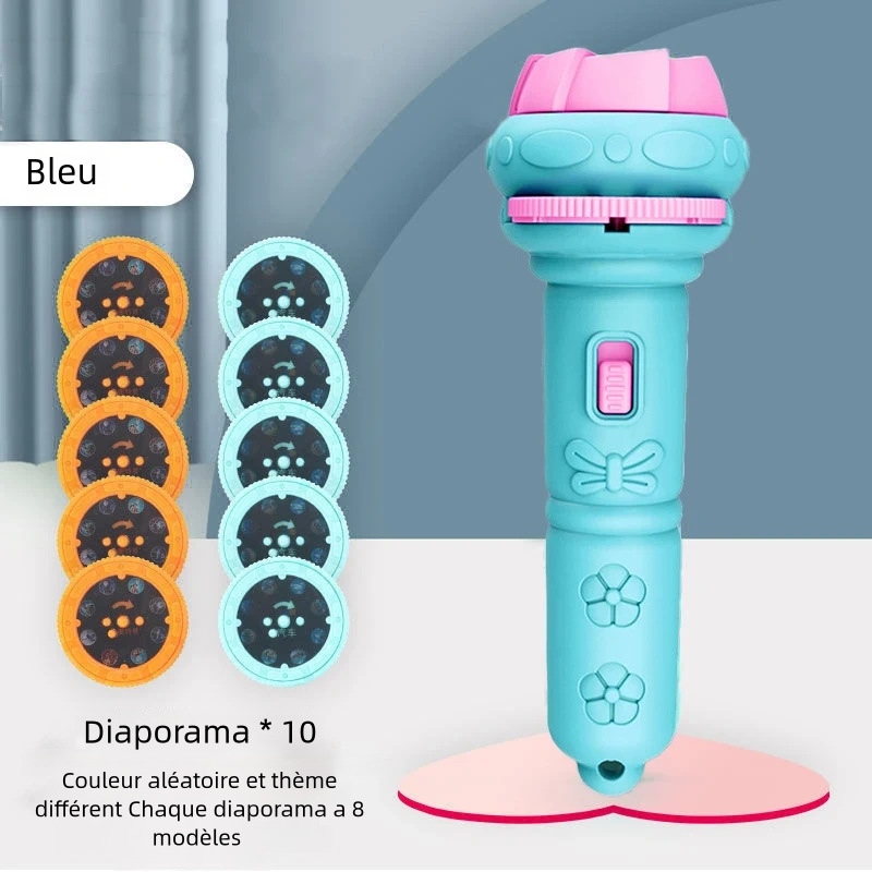 Jouet amusant éducatif, Torche de projecteur de diapositives